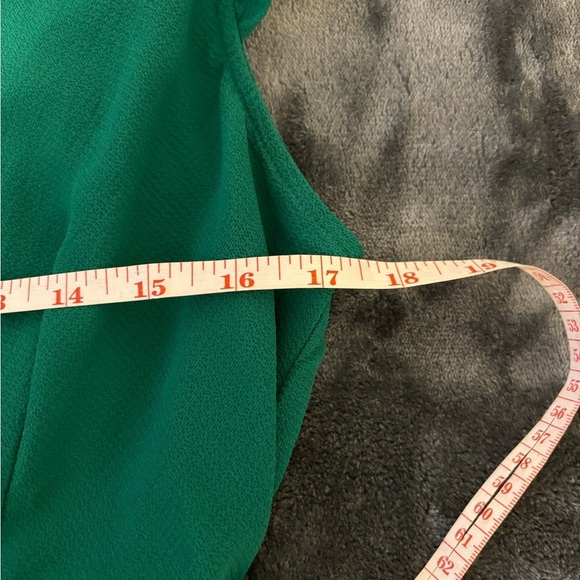 Monteau Emerald Ruffle Wrap Top - Picture 5 of 9